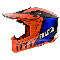 Мотошлем MT FALCON Warrior C4 Gloss Pearl Orange L